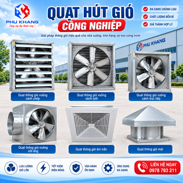 Quạt hút gió công nghiệp
