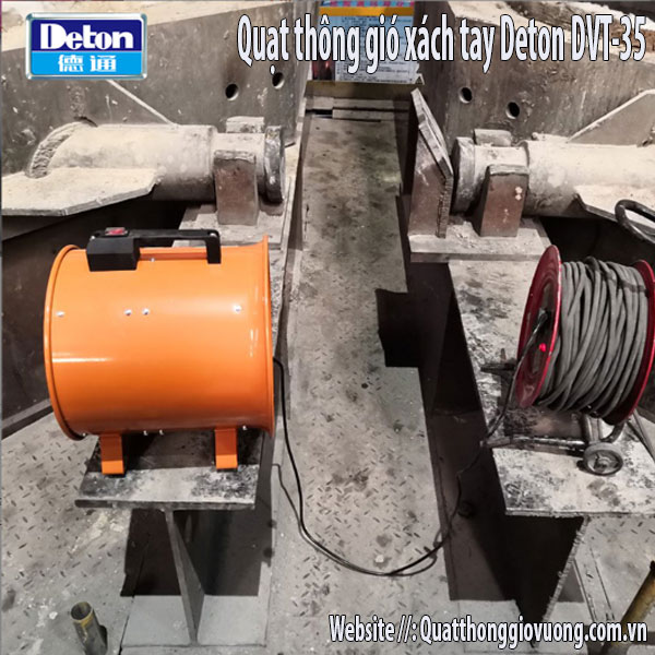 Quạt thông gió xách tay Deton DVT-35