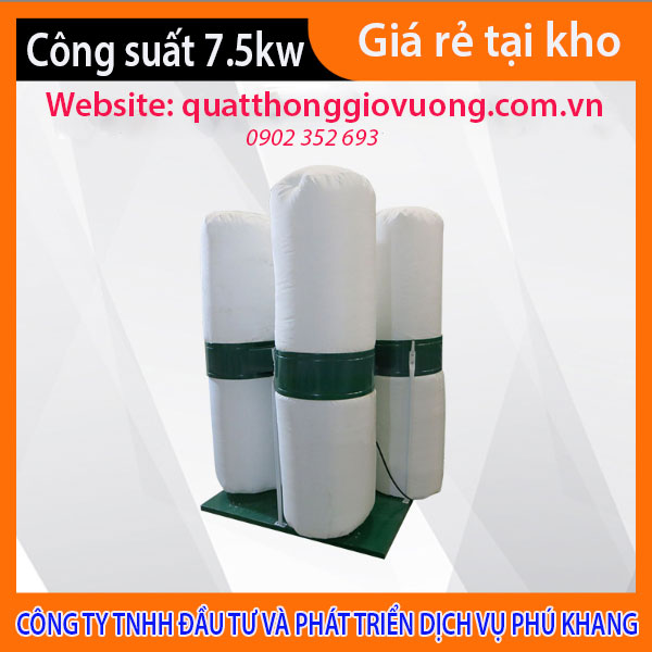 Quạt hút bụi túi vải QHB-2P 10/4