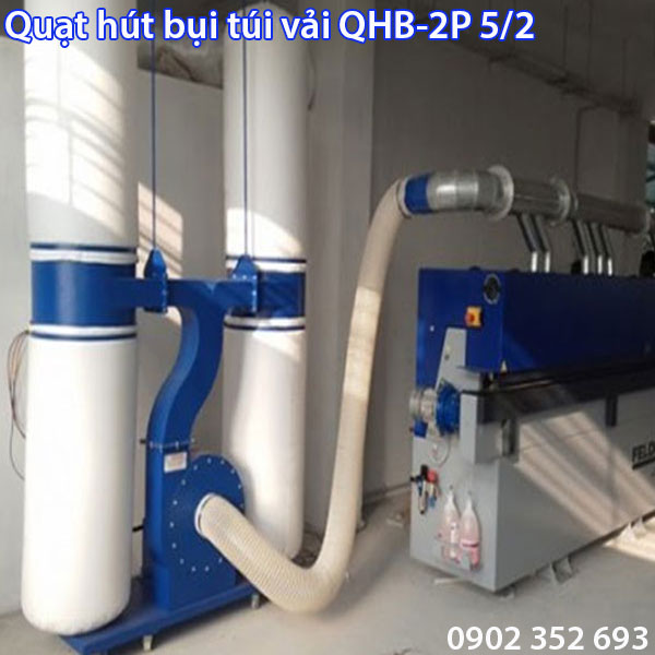 Quạt hút bụi túi vải QHB-2P 5/2