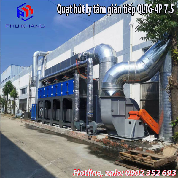 Quạt hút ly tâm gián tiếp QLTG-4P 7.5