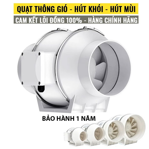 Quạt Hút Mùi Nối Ống