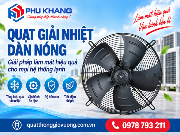 Quạt giải nhiệt dàn nóng