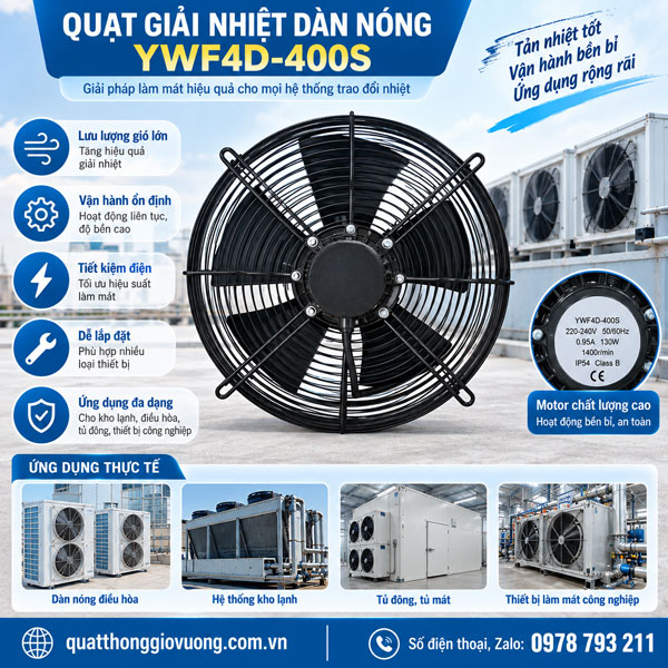 Quạt giải nhiệt dàn nóng YWF4D-400S