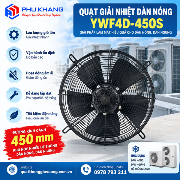 Quạt giải nhiệt dàn nóng YWF4D-450S