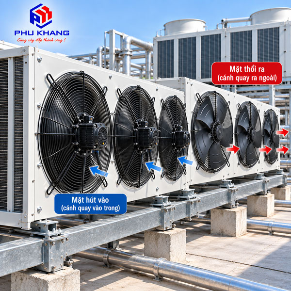 Ứng dụng quạt giải nhiệt dàn nóng YWF4D-630S