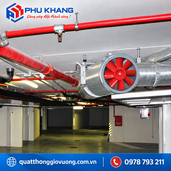 Ứng dụng quạt hướng trục