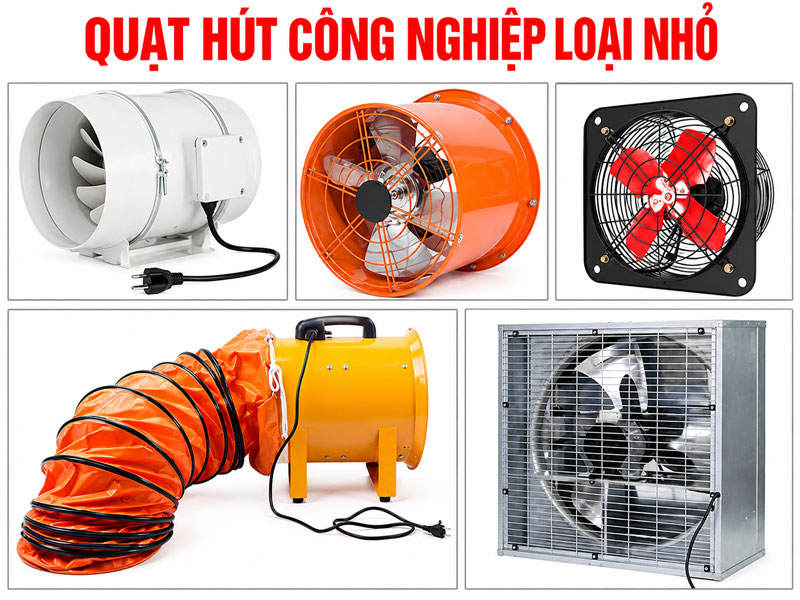 Quạt hút công nghiệp loại nhỏ