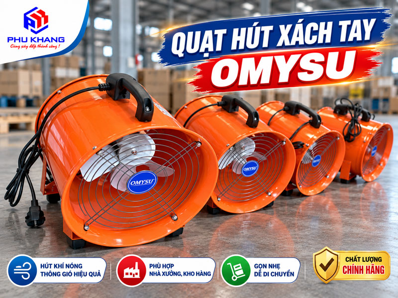 Quạt hút xách tay SHT-40 Omysu